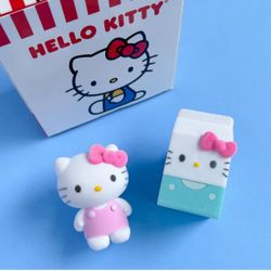 Hello Kitty Flocked Figurines 