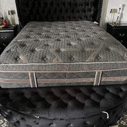Queen Size Velvet Bed Frame 