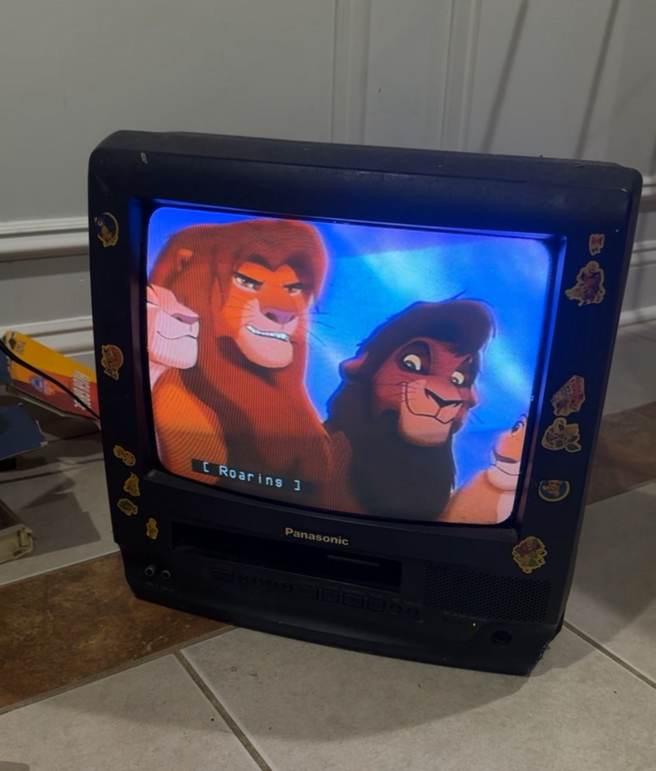 TV With VHS And FM Radio 