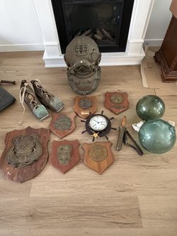 1944 Mark V Diving Helmet & Maritime Collectibles