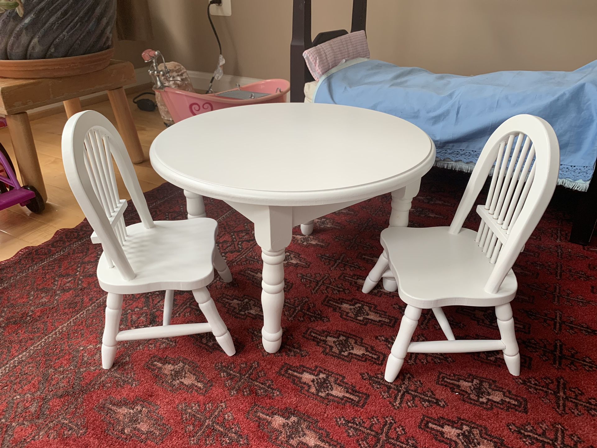 Vintage American Girl sized table & chairs