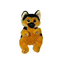 Ty Beanie Bellies “Ace” German Shepherd Plush – 6” – Sparkle Eyes