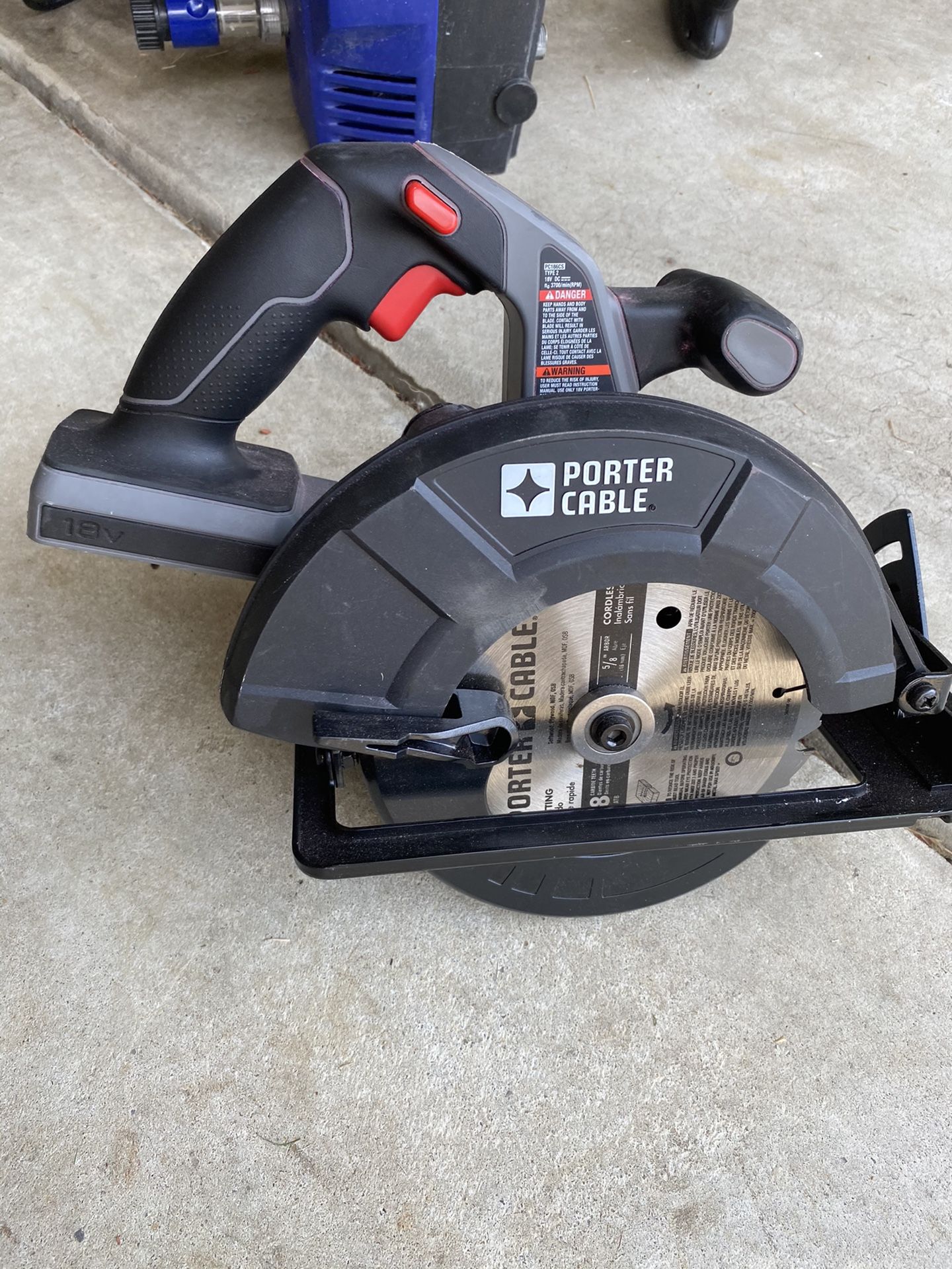 Battery chain saw. I don’t have battery