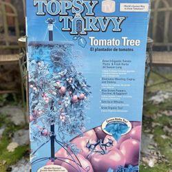 Topsy Turvy Tomato, Vegetable, Flower & Herb Tree! New in Box! Over 5 feet tall!