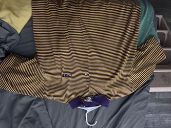 Peter Millar LSU Tigers collegiate striped performance polo shirt.