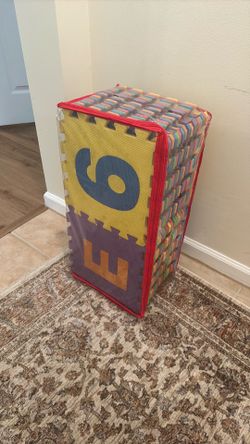 Number and alphabet mat