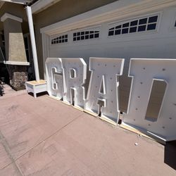 Graduation Letters Marquee Letters