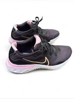 Nike Renew Run Women's Running Shoes Black Pink