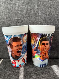 McDonalds Soccer World Cup Cups - Set of 2