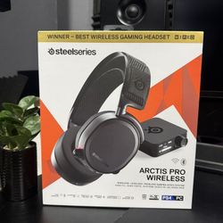 Like New! SteelSeries Arctis Pro Wireless Gaming Headphones Lossless High Fidelity PS5/PS4/PC
