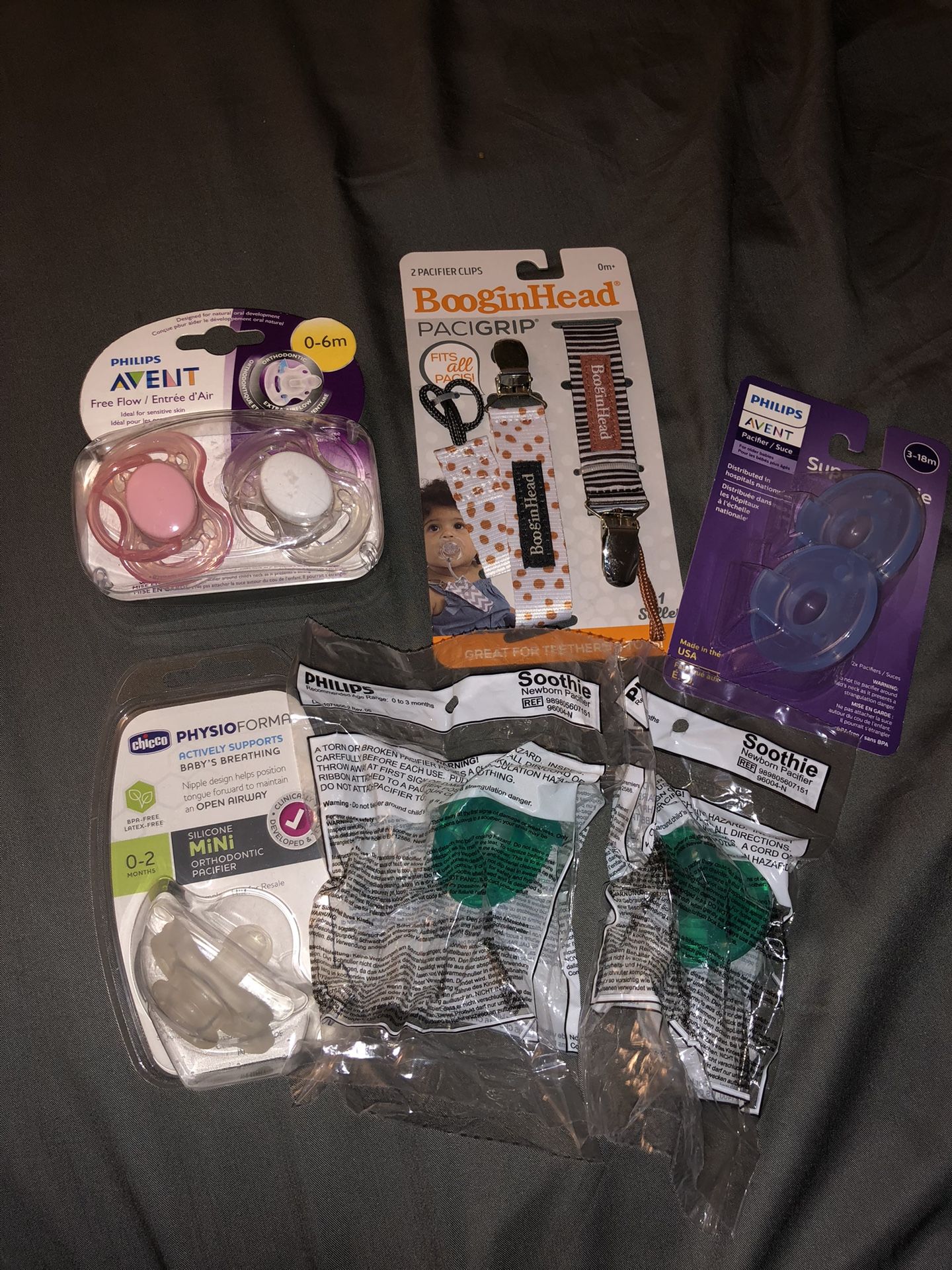 Brand New Pacifiers & Holders