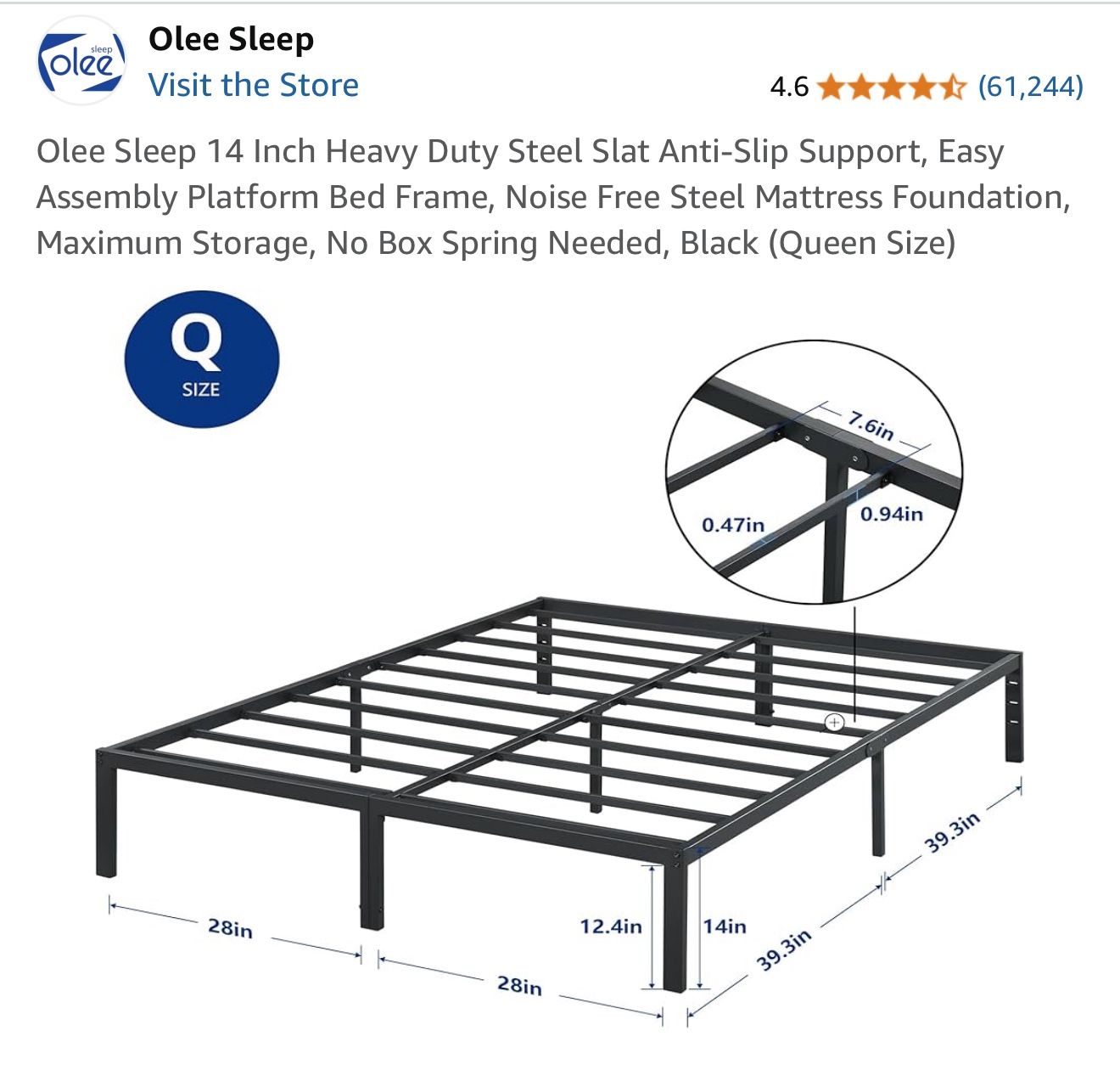 Queen Bed Frame