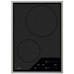 Wolf 15 inch 2 Burner Electric framed stovetop