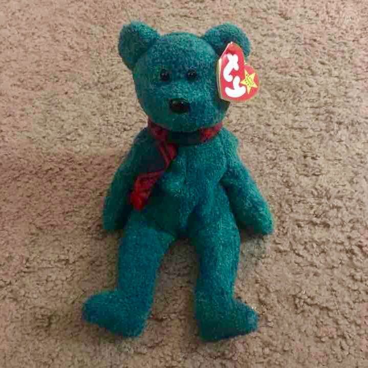 Wallace Beanie Baby (with tag errors)