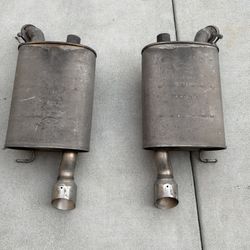 2013 Ford Mustang Left And Right Muffler Exhaust OEM