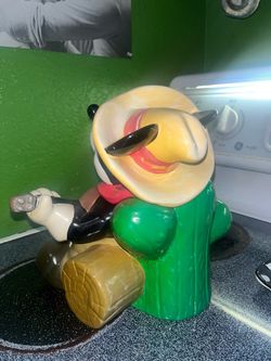 Mickey Mouse Cowboy Ceramic Cookie Jar