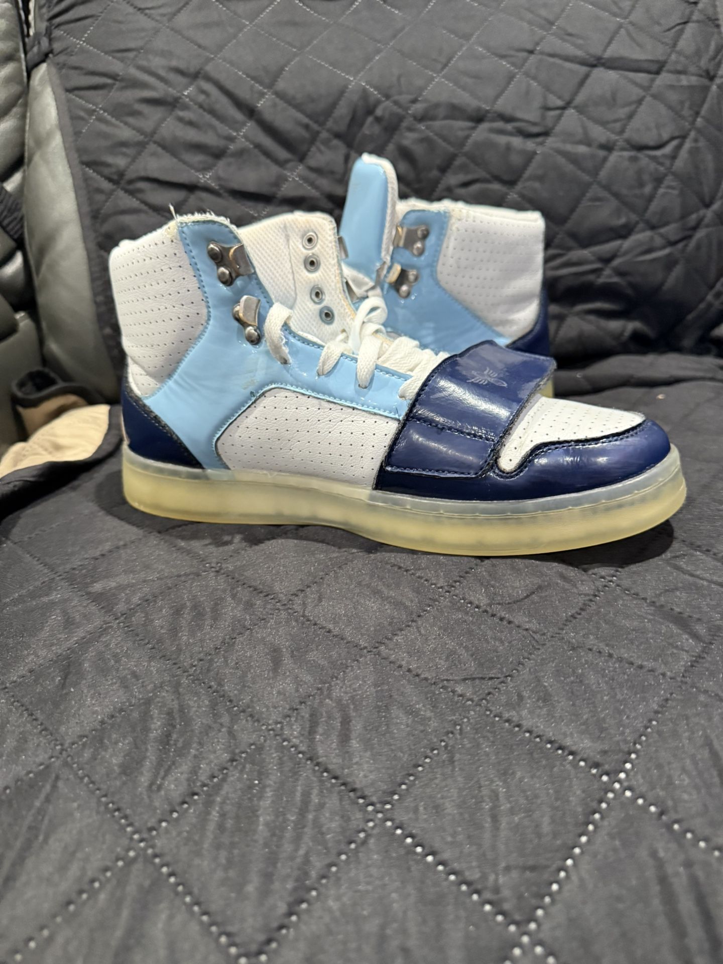 Creative Recreation Cesario HI XXI White/Blue/Sky Men's Size 8