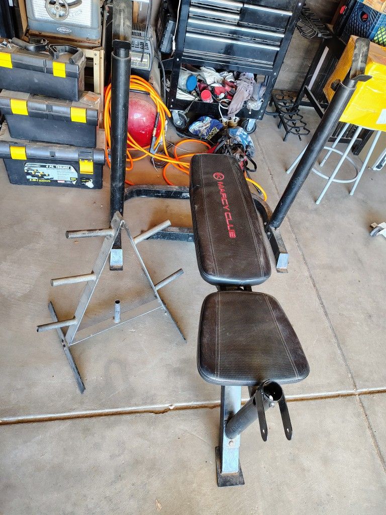 Marcy Adjustable Bench And Squat Rack