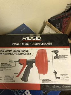 Rigid 57043 Power Spin+ Drain Cleaner