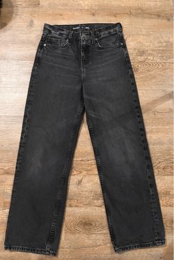 Size 14 Black Baggy Jeans