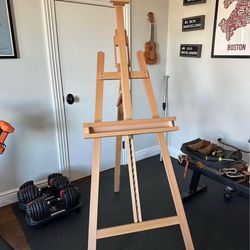 Wood Floor Easel – Adjustable Artist Easel (Great Condition)