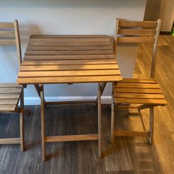 Folding Wooden Patio Furniture
