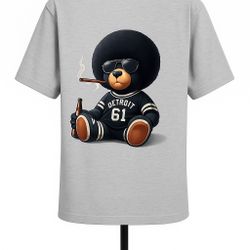 Back And Pocket Logo Smoking Teddy