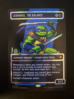 Leonardo, The Balance #0083 Pixel Rare Surge Foil