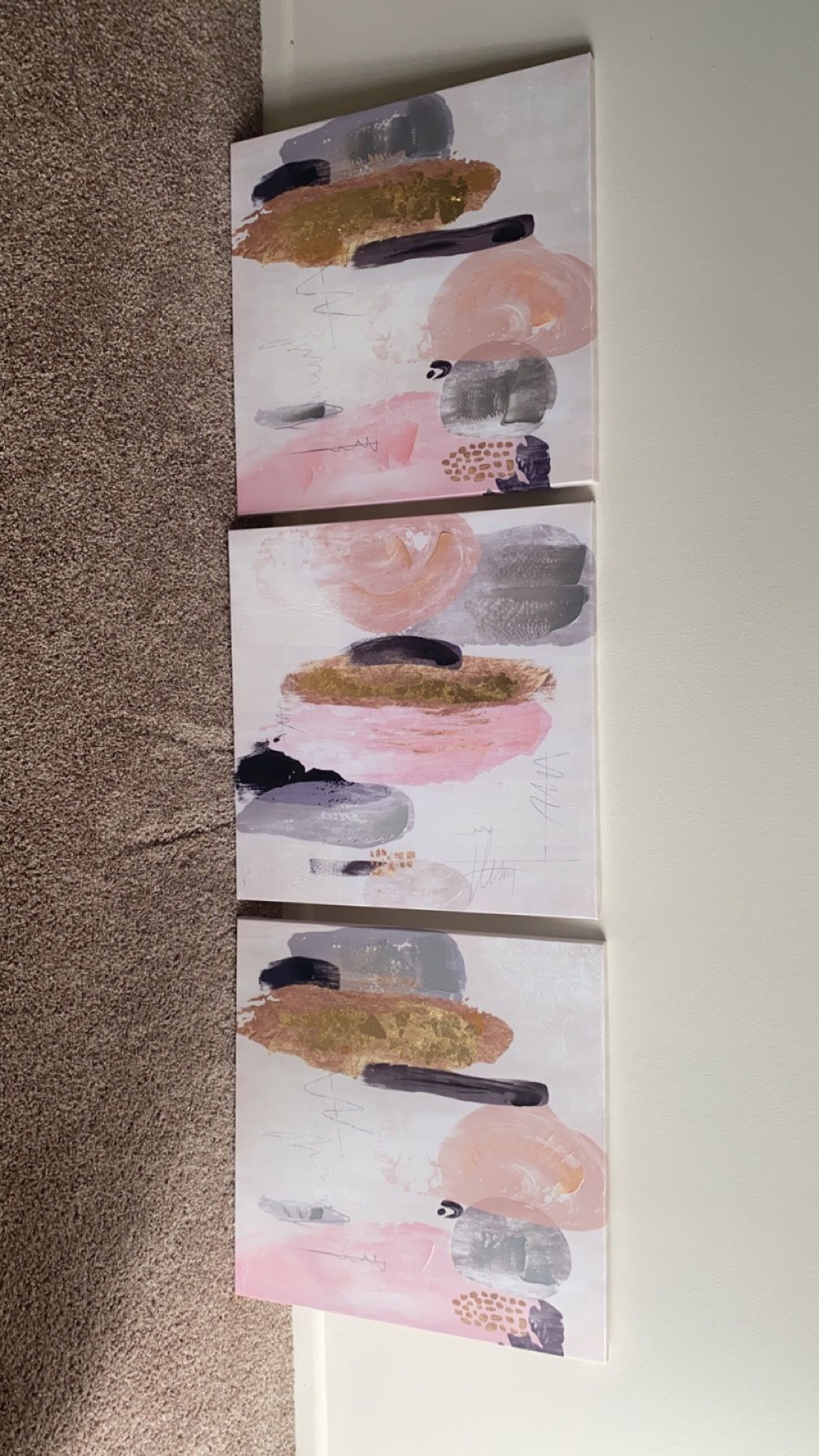 Pink Art Canvas