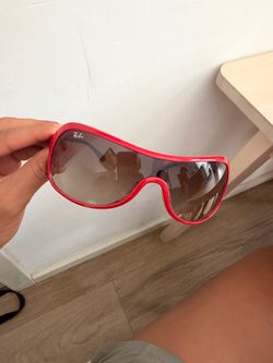 Ray-Ban unisex vintage rare red and brown