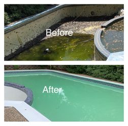 We do swimming pools and concrete work and demos