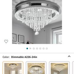 Elegant Bead Crystal Chandelier