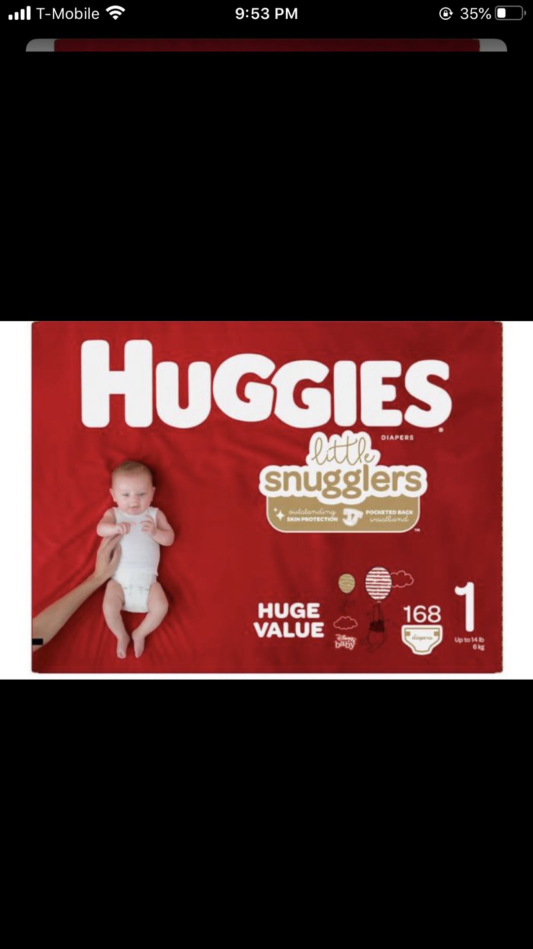 New huggies size 1