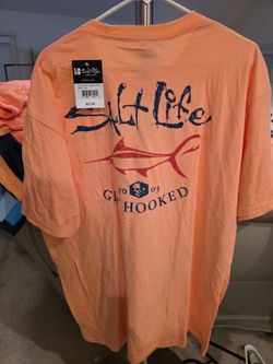 Salt Life Pocket T-Shirt Peach