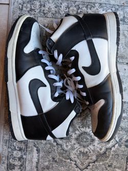 Nike dunk high black white