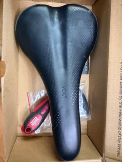 Volt Gel Chromoly MTB bike seat saddle