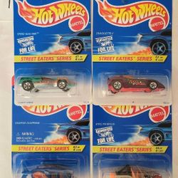 HOTWHEELS  SEE PIC'S FOR CARS WILL SHIP set Of 4 AT ONE TIME