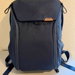 Peak Design Everyday 20L V2 backpack - Rare Blue & Leather (midnight)