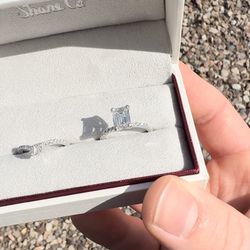 Engagement Ring & Wedding Band (OPEN TO TRADES)