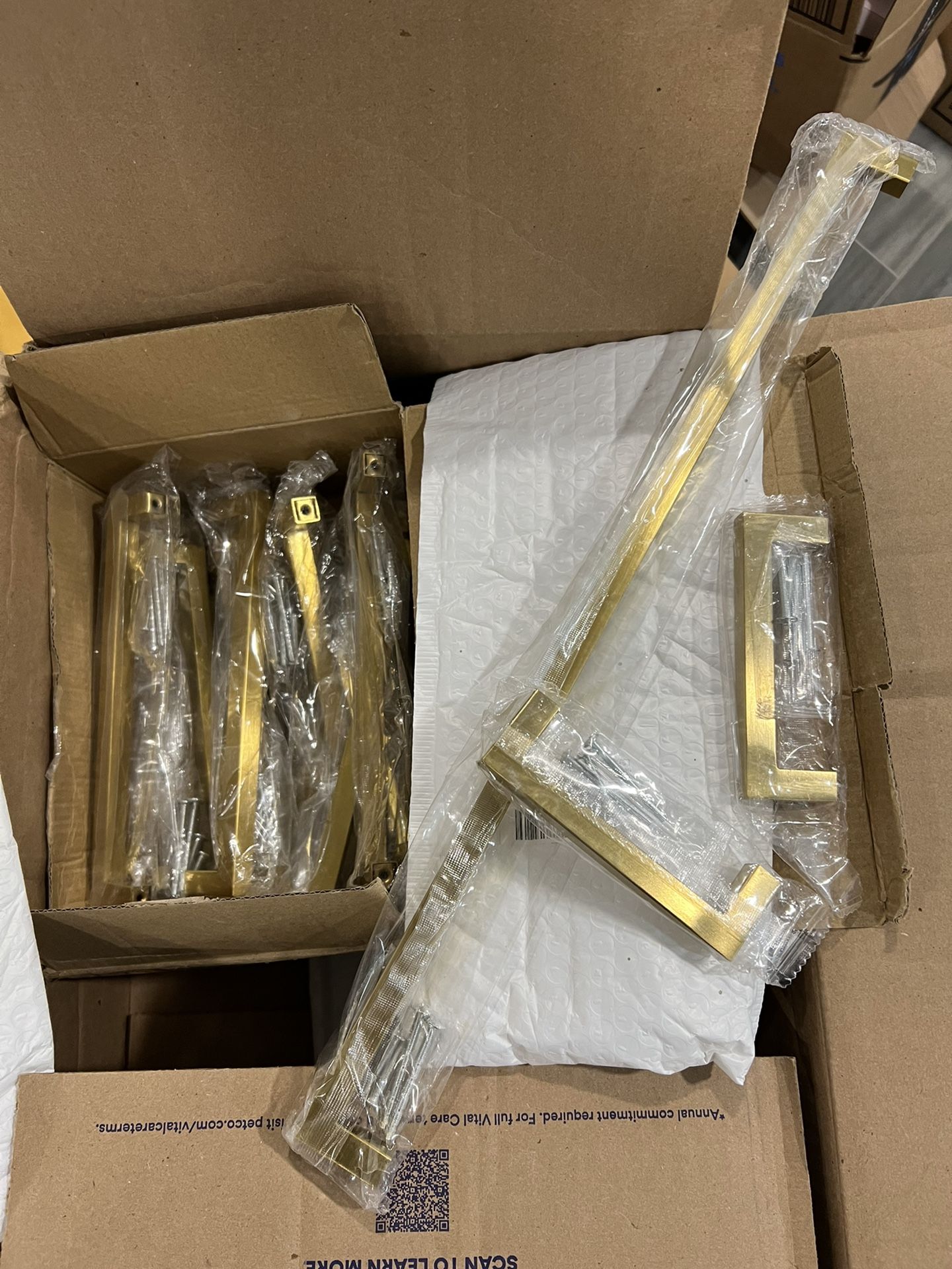 Gold Metal Matte Handles