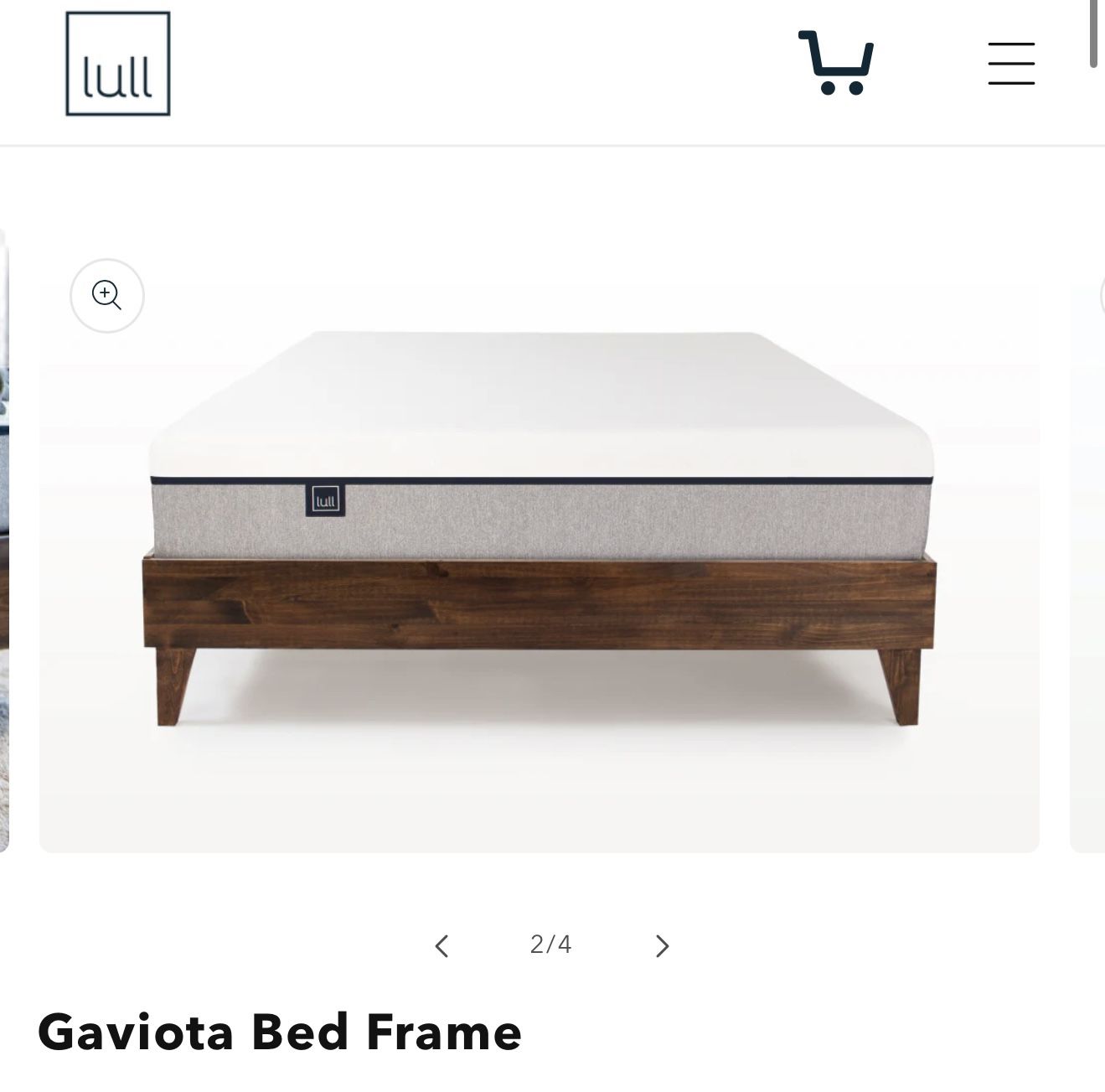 Lull King Size Wooden Bed