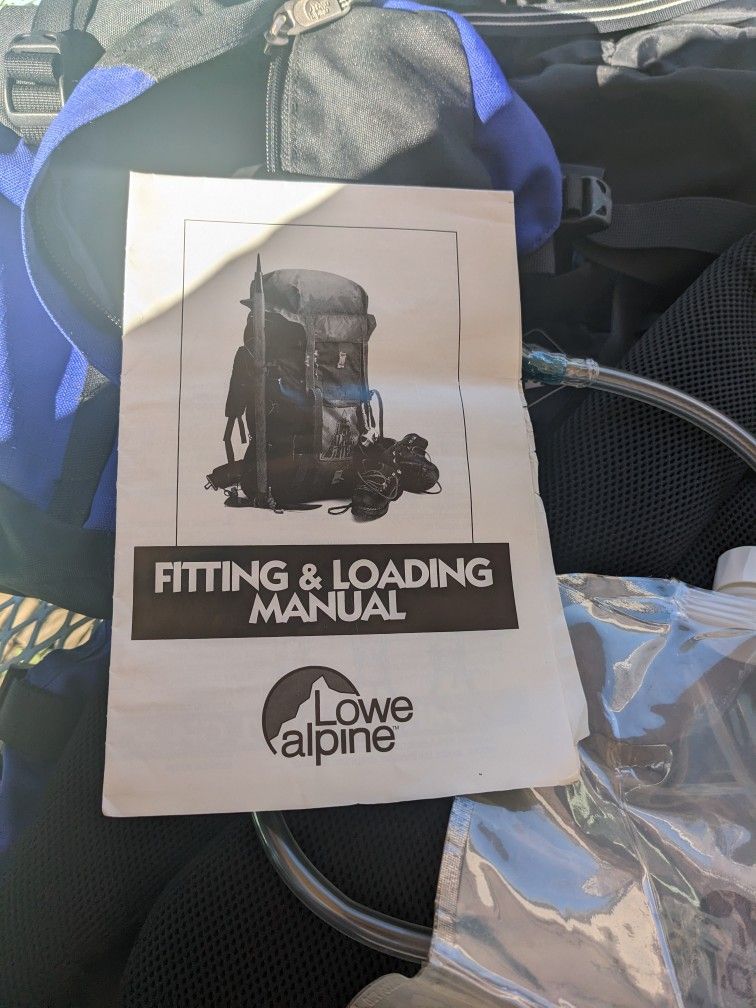Lowe Alpine Backpacking Backpack With Platypus 