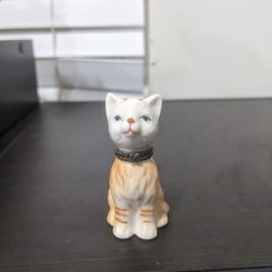 Vintage Kitty Hinged Head Trinket Holder