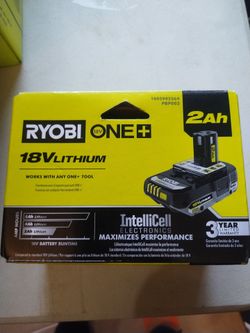 18 v Ryobi 2 ah battery