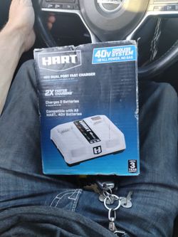 40v Dual Port Fast Charger