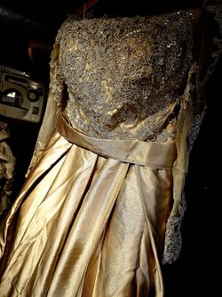 Champagne Color Formal Dress