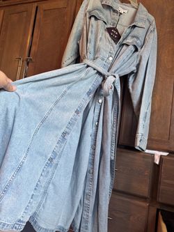 Denim dress