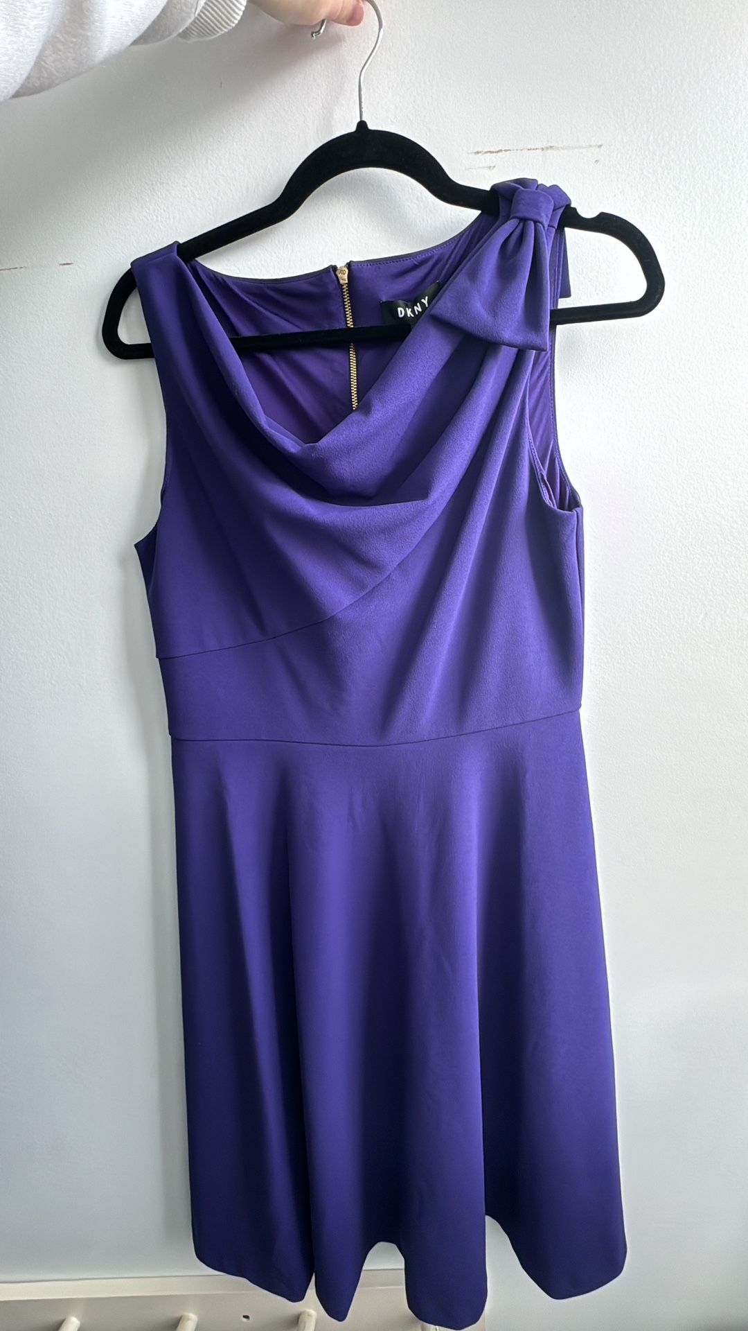 DKNY Purple Cocktail Dress