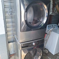 Used Kenmore Washer & Electric Dryer 27"inch Front Load Whit Warranty Set 