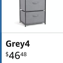 Dresser for Bedroom with 2 Drawers, Wide Chest of Drawers, Fabric Dresser, Storage Organizer Unit with Fabric Bins for Closet, Living Room, Hallway, N